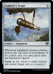 Explorer's Scope\nCommander Masters\nSingle\nMagic The Gathering