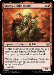 Squee, Goblin Nabob\nCommander Masters\nSingle\nMagic The Gathering