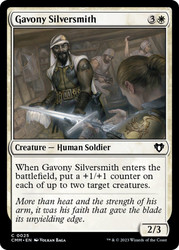 Gavony Silversmith\nCommander Masters\nSingle\nMagic The Gathering