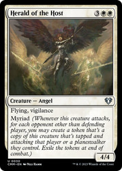 Herald of the Host\nCommander Masters\nSingle\nMagic The Gathering