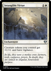 Intangible Virtue\nCommander Masters\nSingle\nMagic The Gathering