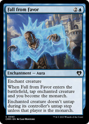 Fall from Favor\nCommander Masters\nSingle\nMagic The Gathering