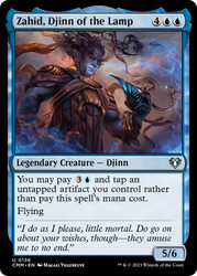 Zahid, Djinn of the Lamp\nCommander Masters\nSingle\nMagic The Gathering