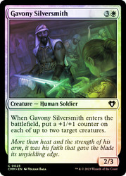 Gavony Silversmith\nCommander Masters\nSingle\nMagic The Gathering