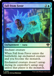 Fall from Favor\nCommander Masters\nSingle\nMagic The Gathering