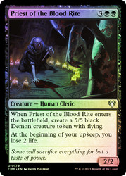 Priest of the Blood Rite\nCommander Masters\nSingle\nMagic The Gathering
