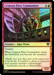 Crimson Fleet Commodore\nCommander Masters\nSingle\nMagic The Gathering