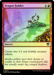 Dragon Fodder\nCommander Masters\nSingle\nMagic The Gathering