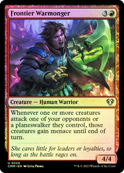 Frontier Warmonger\nCommander Masters\nSingle\nMagic The Gathering