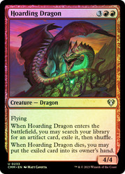 Hoarding Dragon\nCommander Masters\nSingle\nMagic The Gathering