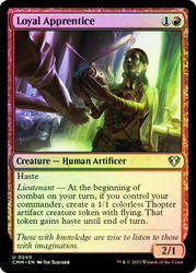Loyal Apprentice\nCommander Masters\nSingle\nMagic The Gathering