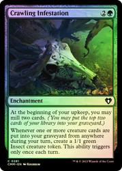 Crawling Infestation\nCommander Masters\nSingle\nMagic The Gathering
