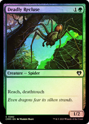 Deadly Recluse\nCommander Masters\nSingle\nMagic The Gathering