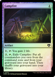 Campfire\nCommander Masters\nSingle\nMagic The Gathering