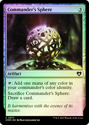 Commander's Sphere\nCommander Masters\nSingle\nMagic The Gathering