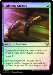 Lightning Greaves\nCommander Masters\nSingle\nMagic The Gathering