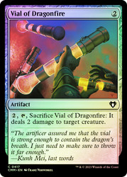 Vial of Dragonfire\nCommander Masters\nSingle\nMagic The Gathering