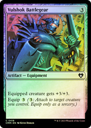 Vulshok Battlegear\nCommander Masters\nSingle\nMagic The Gathering