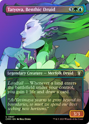Tatyova, Benthic Druid (Borderless)\nCommander Masters - Variants\nSingle\nMagic The Gathering