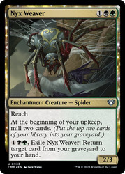 Nyx Weaver\nCommander Masters\nSingle\nMagic The Gathering