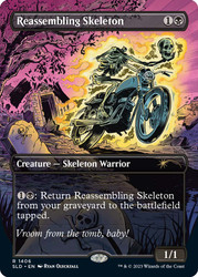 Reassembling Skeleton (Secret Lair) (Borderless)\nPromo: General\nSingle\nMagic The Gathering