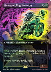 Reassembling Skeleton (Secret Lair) (Borderless)\nPromo: General\nSingle\nMagic The Gathering