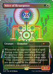 Voice of Resurgence (Secret Lair) (Borderless)\nPromo: General\nSingle\nMagic The Gathering