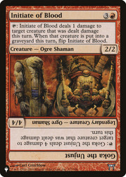 Initiate of Blood // Goka the Unjust\nMystery Booster / The List\nSingle\nMagic The Gathering