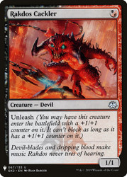 Rakdos Cackler\nMystery Booster / The List\nSingle\nMagic The Gathering