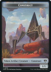 {Construct Token} (#074) // {Thopter Token}\nCommander Masters\nSingle\nMagic The Gathering