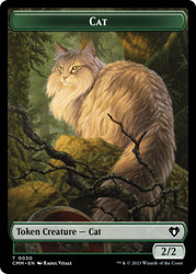 {Cat Token} (#030) // {Elemental Token} (#026)\nCommander Masters\nSingle\nMagic The Gathering
