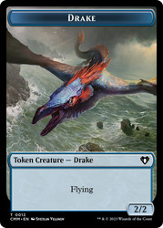 {Drake Token} // {Treasure Token}\nCommander Masters\nSingle\nMagic The Gathering