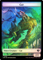 {Cat Token} (#005) // {Elemental Token} (#024)\nCommander Masters\nSingle\nMagic The Gathering