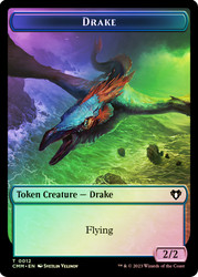 {Drake Token} // {Human Soldier Token}\nCommander Masters\nSingle\nMagic The Gathering