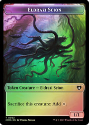 {Eldrazi Scion Token} // {Elephant Token}\nCommander Masters\nSingle\nMagic The Gathering