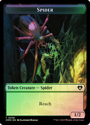 {Spider Token} // {Treasure Token}\nCommander Masters\nSingle\nMagic The Gathering