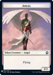 {Angel Token} (Adventures in the Forgotten Realms) // {Soldier Token}\nSecret Lair - Planeswalker Symbol\nSingle\nMagic The Gathering
