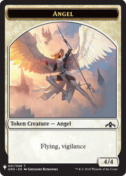 {Angel Token} (Guilds of Ravnica) // {Warrior Token}\nSecret Lair - Planeswalker Symbol\nSingle\nMagic The Gathering