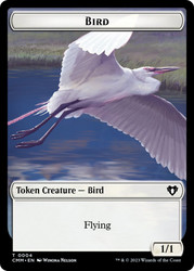 {Bird Token} // {Dragon Token} (2/2)\nCommander Masters\nSingle\nMagic The Gathering