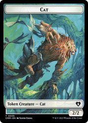 {Cat Token} (#005) // {Servo Token}\nCommander Masters\nSingle\nMagic The Gathering