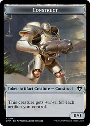 {Construct Token} (#041) // {Spirit Token} (Black/White)\nCommander Masters\nSingle\nMagic The Gathering