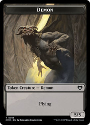 {Demon Token} // {Servo Token}\nCommander Masters\nSingle\nMagic The Gathering