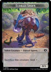 {Eldrazi Spawn Token} // {Insect Token}\nCommander Masters\nSingle\nMagic The Gathering