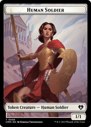 {Human Soldier Token} // {Phyrexian Germ Token}\nCommander Masters\nSingle\nMagic The Gathering