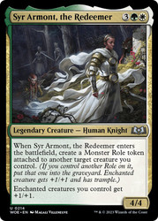 Syr Armont, the Redeemer\nWilds of Eldraine\nSingle\nMagic The Gathering