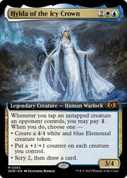 Hylda of the Icy Crown (Extended Art)\nWilds of Eldraine - Variants\nSingle\nMagic The Gathering