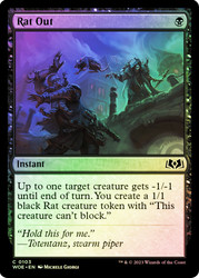 Rat Out\nWilds of Eldraine\nSingle\nMagic The Gathering