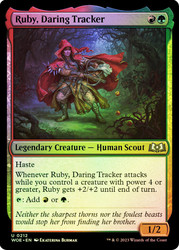 Ruby, Daring Tracker\nWilds of Eldraine\nSingle\nMagic The Gathering