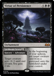 Virtue of Persistence // Locthwain Scorn\nWilds of Eldraine\nSingle\nMagic The Gathering