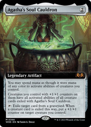 Agatha's Soul Cauldron (Extended Art)\nWilds of Eldraine - Variants\nSingle\nMagic The Gathering